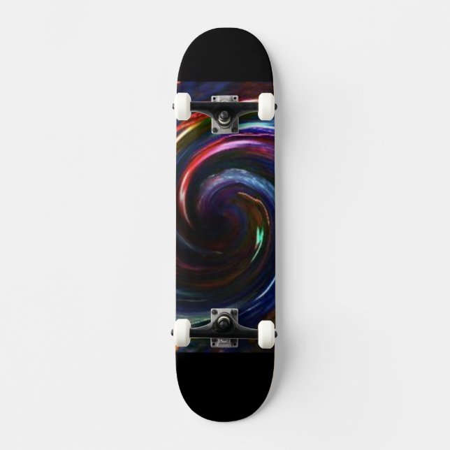 Skate Luzes Elétricas Rodopiam Skateboard-Design 1 (Frente)