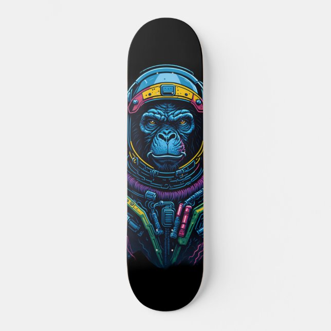 Skate macaco astronauta (Frente)