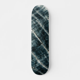 Skate Madeira Pintada Azul