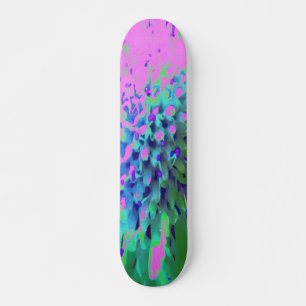 Skate Magenta do Abstrato retrô e ventilador do Verde li
