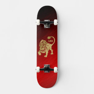 Skate Magnífico Red Leo Zodiac