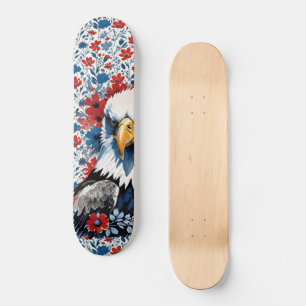 Skate Majexpressa americana Bald Eagle Floral