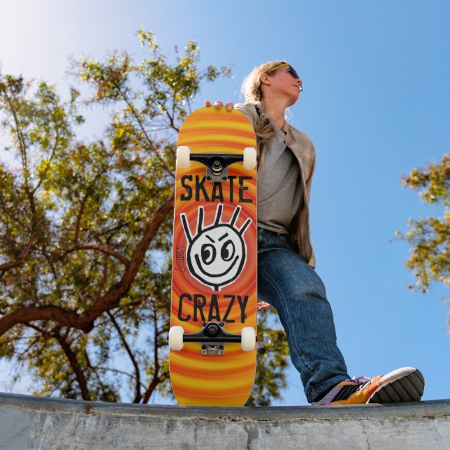 Skate Maluco, Stakeboards, Skateboard Engraçado (Ao ar livre 1)