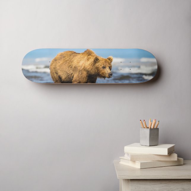 Skate Mamãe urso observando seus dois filhos (Arte de parede (Horz))