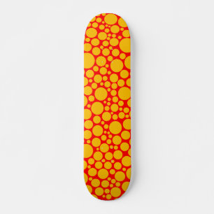 Skate Manchado - âmbar no vermelho