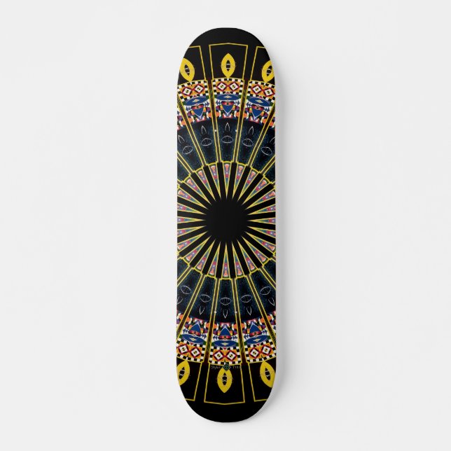Skate Mandala Círculo Completo 2 (Frente)