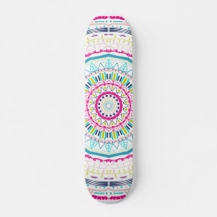 Skate mandala colorida