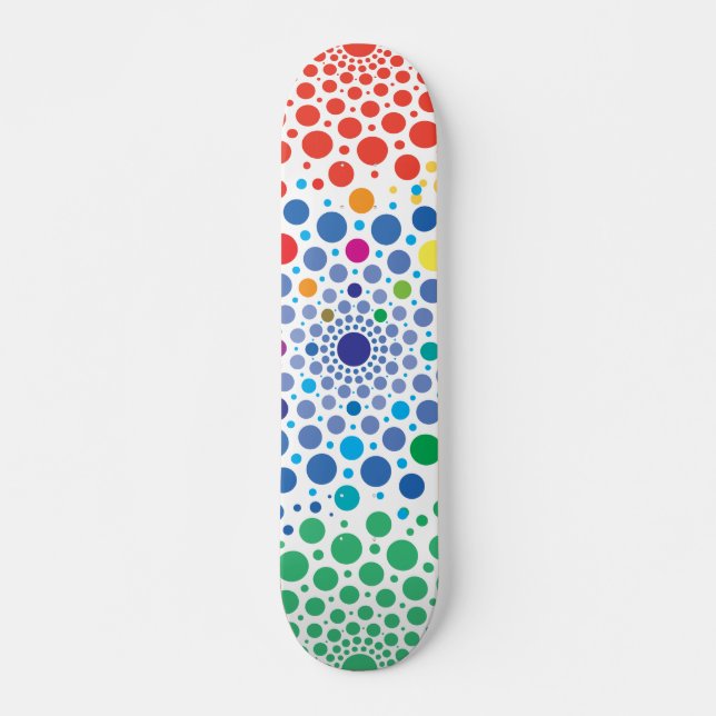 Skate Mandala de Círculos 3 (Frente)