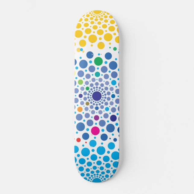 Skate Mandala de Círculos 3 (Frente)