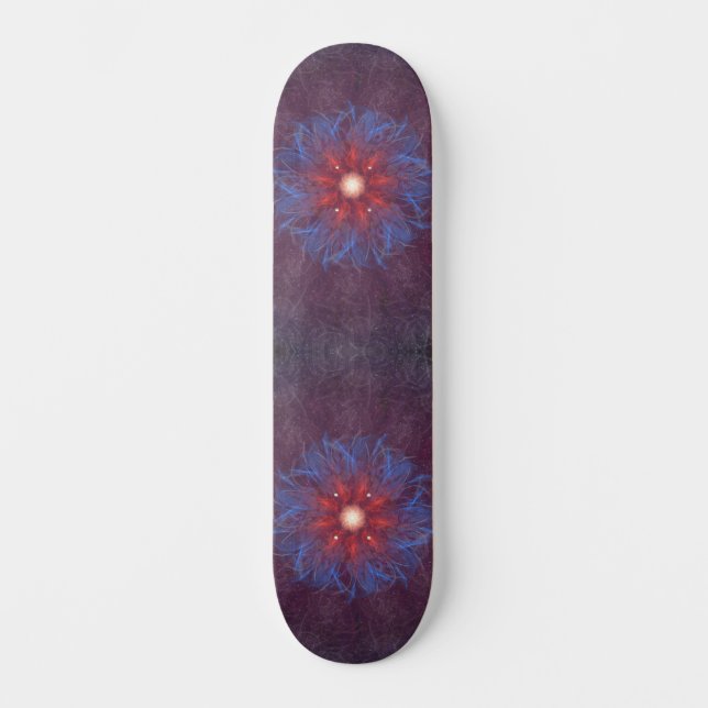 Skate Mandala de Erupção de Chama Cósmica (Frente)