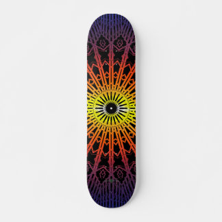 Skate Mandala do Espelho Mágico ( Arco-íris )