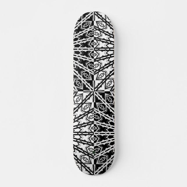 Skate Mandala Grid Espelho Mágico (Frente)
