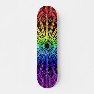 Skate Mandala Looking Glass ( Arco-íris 2 )