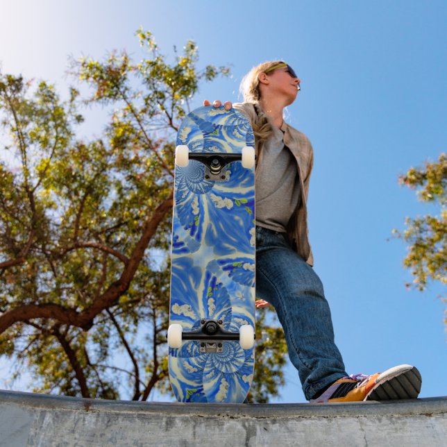 Skate Mandioca-branca-azul-boêmia (Ao ar livre 1)