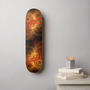 Skate Manhã Tabuleiro de Arte Mágica Abstrato