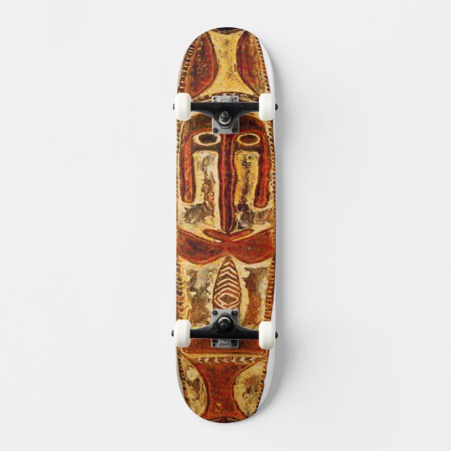 Skate Maori Escudo Tribal (Frente)