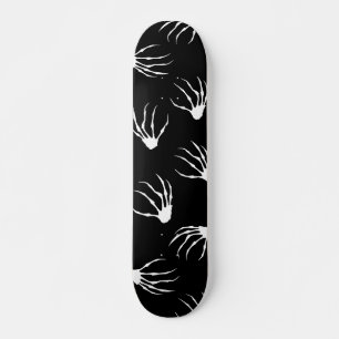 Skate Mãos do Esqueleto - Preto