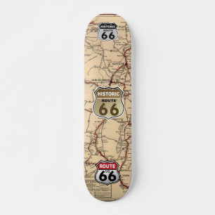 Skate Mapa 1926 de New mexico da rota histórica 66