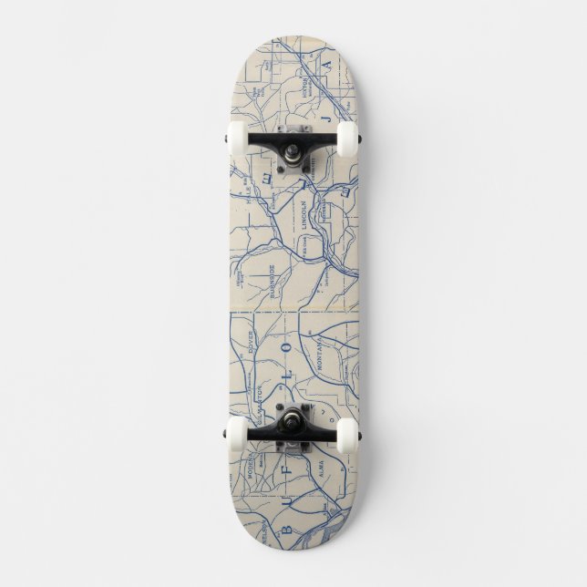 Skate Mapa 6 da Bicicleta de Wisconsin (Frente)