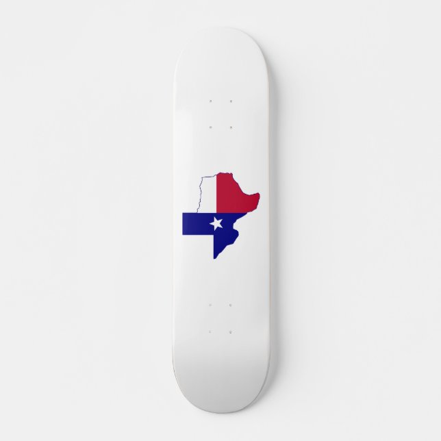 Skate Mapa da Bandeira do Texas (Frente)