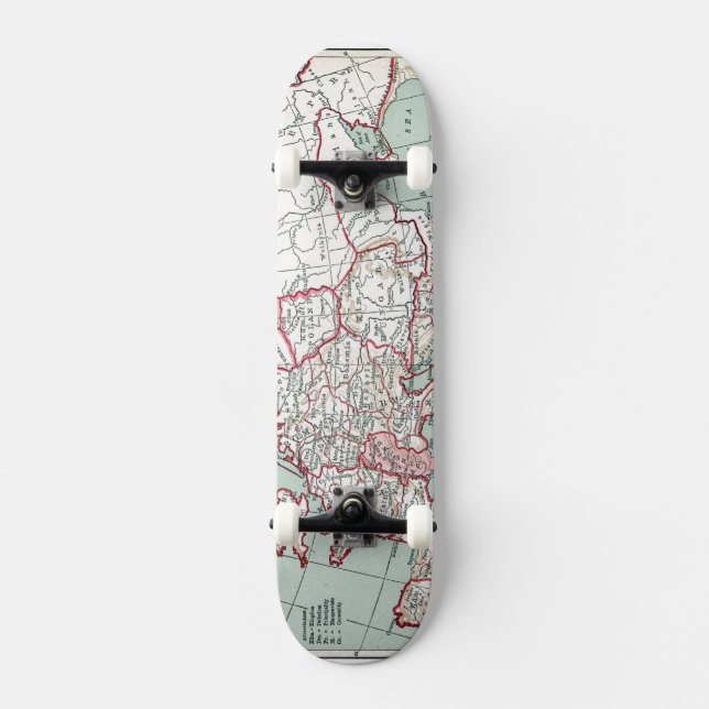 SKATE MAPA DA EUROPA, 12 DO SÉCULO (Frente)