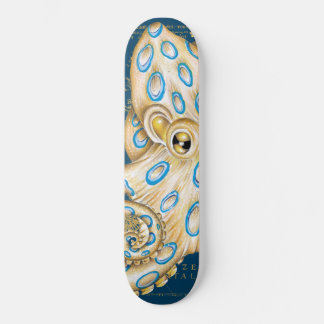 Skate Mapa náutico do Octopus Indigo do Anel Azul