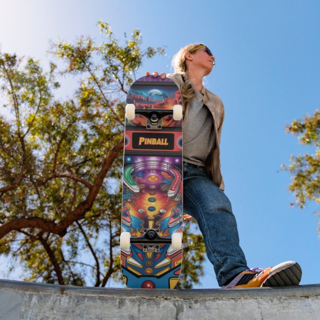 Skate Máquina de Pinball Purple Power (Ao ar livre 1)
