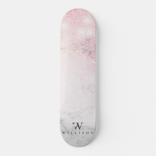 Skate Marble Glitter Personalizado (Frente)
