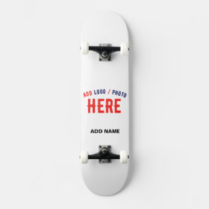 SKATE MARCA VERIFICADA BRANCA PERSONALIZÁVEL MODERNA