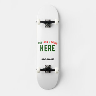 SKATE MARCA VERIFICADA BRANCA PERSONALIZÁVEL MODERNA