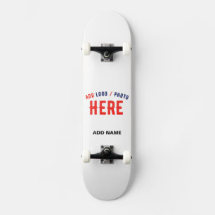 SKATE MARCA VERIFICADA BRANCA PERSONALIZÁVEL MODERNA