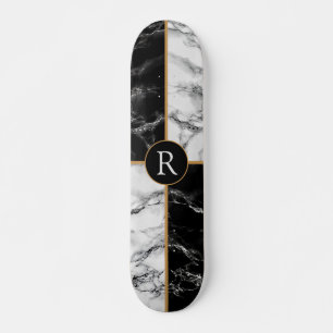 Skate Marcador de verificação preto-e-branco de tendê