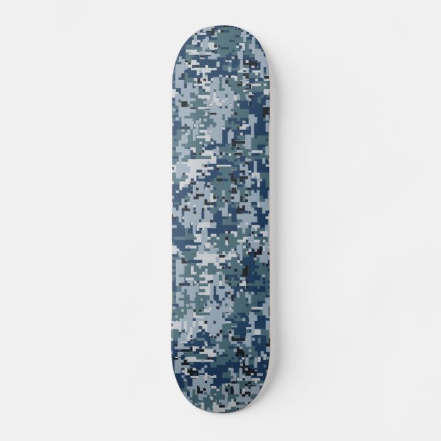 Skate Marinho Blue Digital Camouflage Decor (Frente)