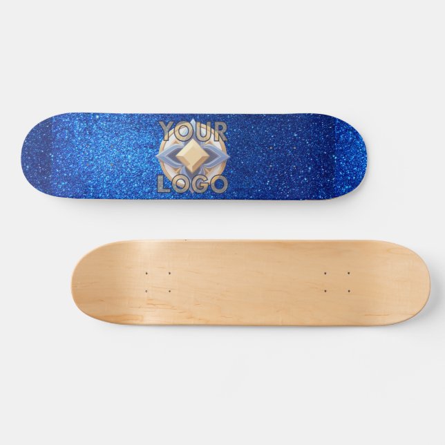 Skate Marinho Blue Glitter Professional (Horz)