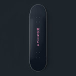 Skate Marinho cor-de-rosa profundo personalizado<br><div class="desc">skate personalizado cor-de-rosa marinho profundo. Código de cor hexadecimal #111924</div>