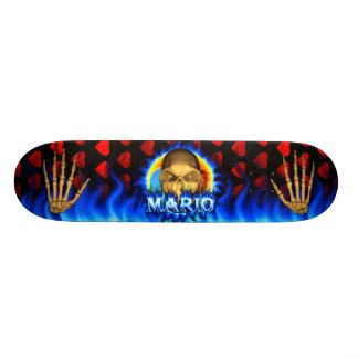 Skate Mário, fogo azul, Skatersollie.
