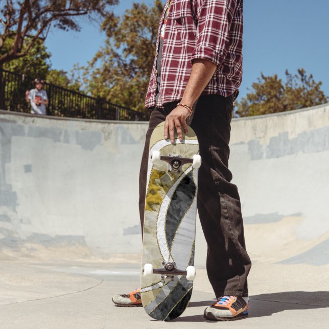 Skate Mármore Ágata Dourado Glam 7 (Ao ar livre 2)