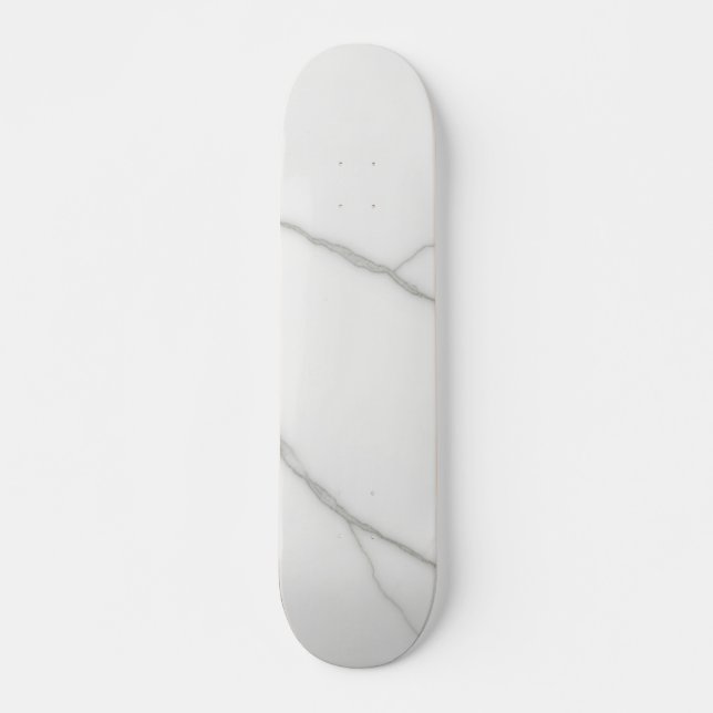 Skate Mármore Branco (Frente)