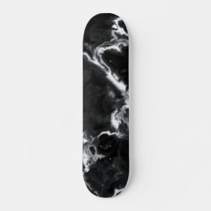 Skate Mármore Preto Clássico personalizar diy cinza bran