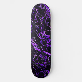 Skate Mármore roxo e preto,