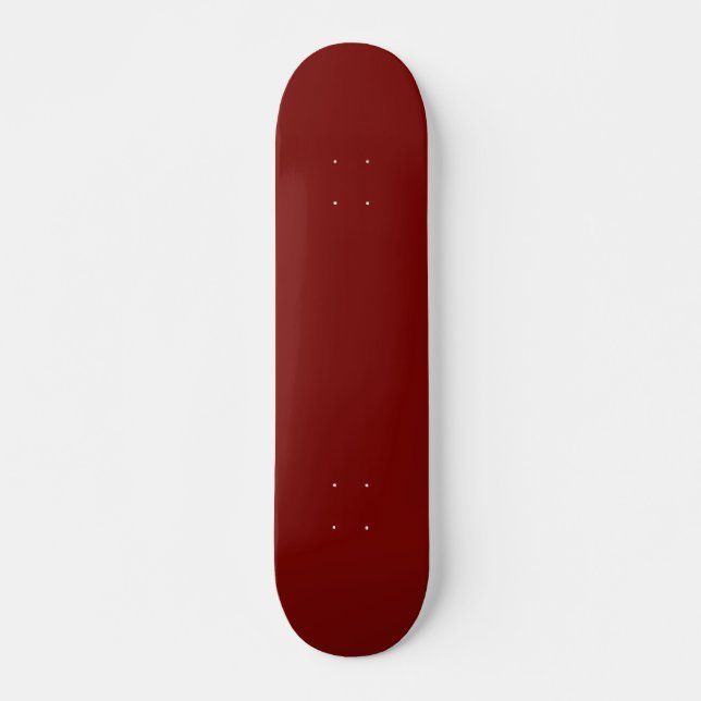 Skate Marrom vermelho de cereja sólida (Frente)
