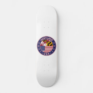 Skate Maryland, adesivo de Maryland, capa de telefone, s