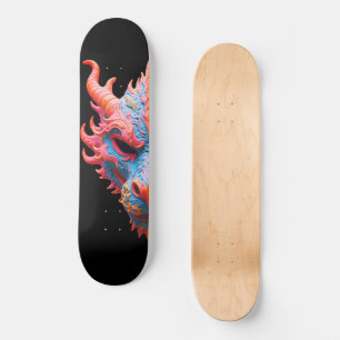 Skate Máscara de Dragão Aurora