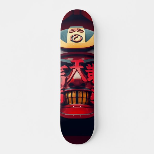 Skate Máscara de samurai (Frente)