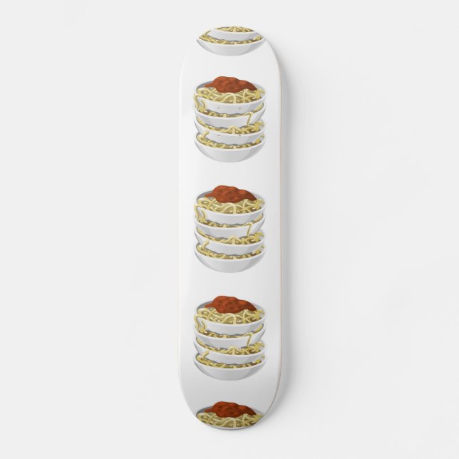 Skate Massas alimentícias saborosas com Comida (Frente)