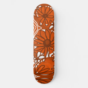 Skate Mazipoodles Amor Flores - Laranja Queimado