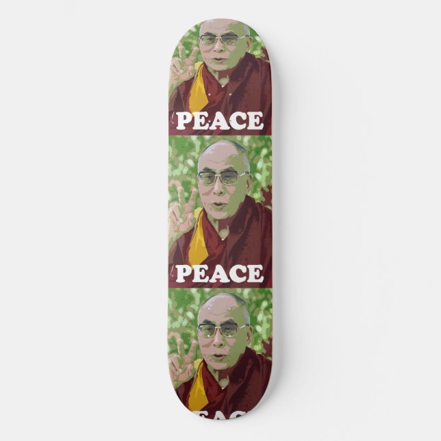 Skate Meditação budista Yog do budismo de Dalai Lama (Frente)