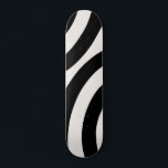 Skate Meio século Moderno Arcos Preto e Branco<br><div class="desc">Arcos Arcos Arco-Íris Abstrato Modernos - Design Retroativo Geométrico - Preto E Branco-Creme</div>