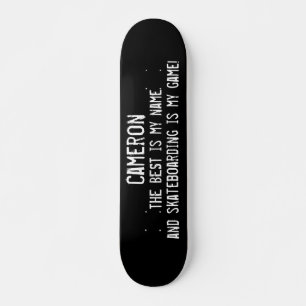 Skate Melhor É Meu Nome Custom Grunge