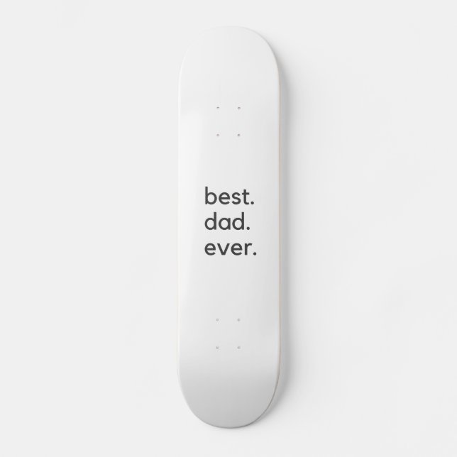 Skate melhor pai sempre escuro (Frente)